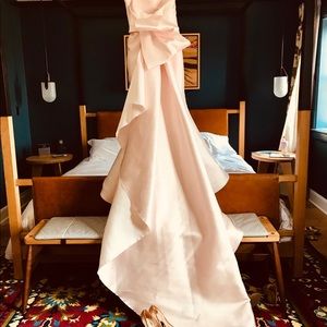 Rivini bride ‘chic’ pale pink wedding gown